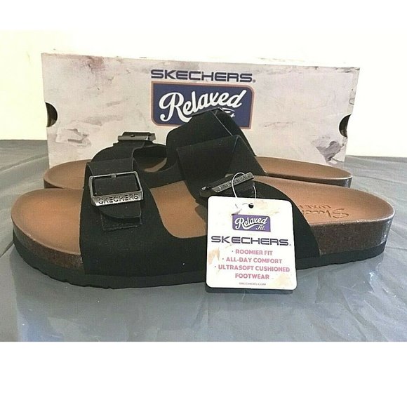 skechers relaxed fit with luxe foam sandals